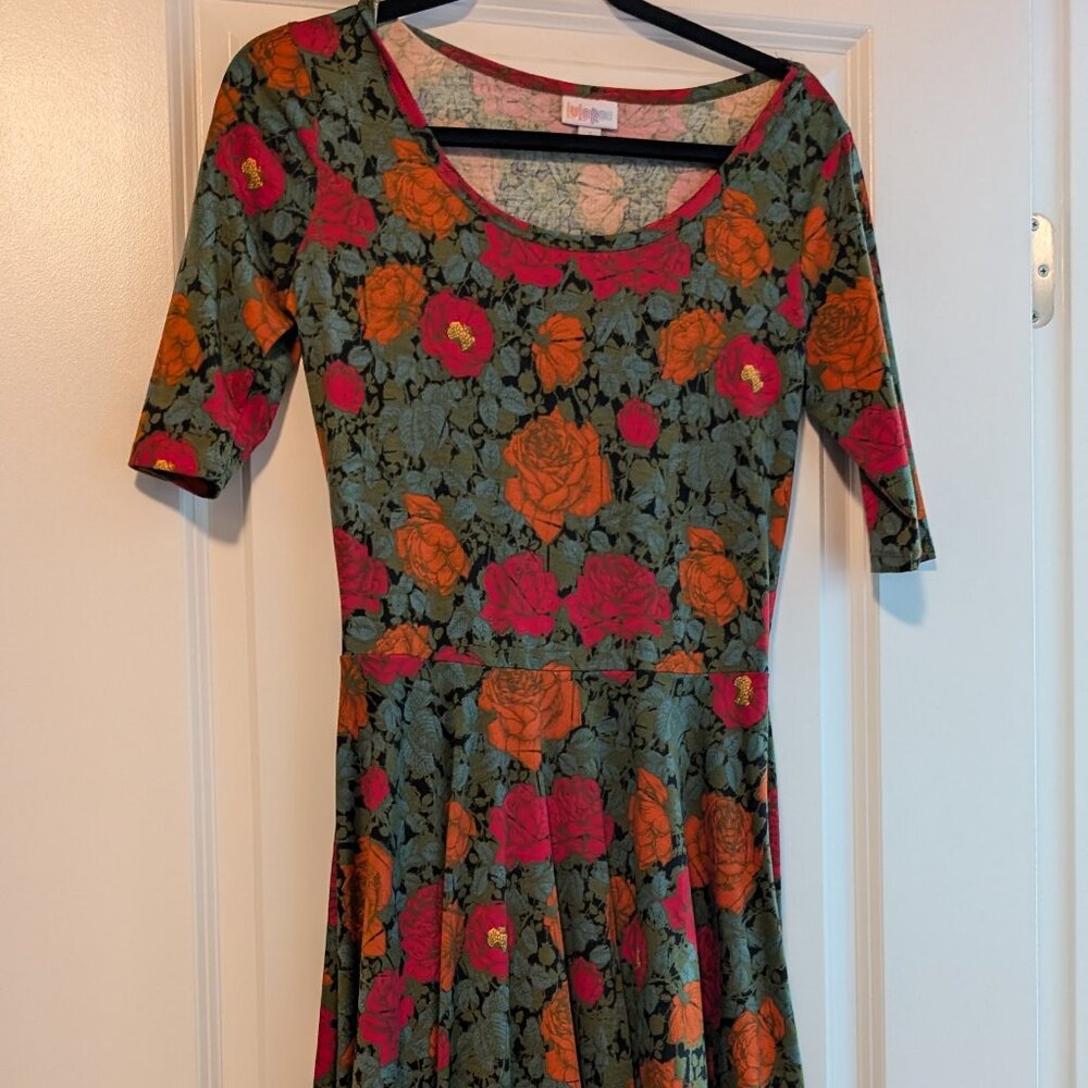 LuLaRoe Dress with Half Sleeve